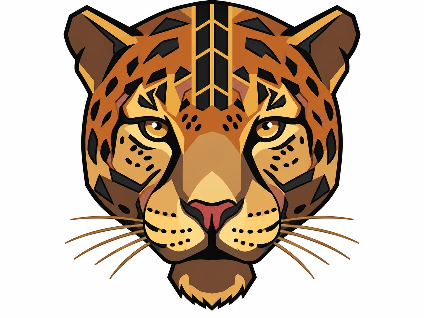 Jaguar Embroidery Design: Artwork