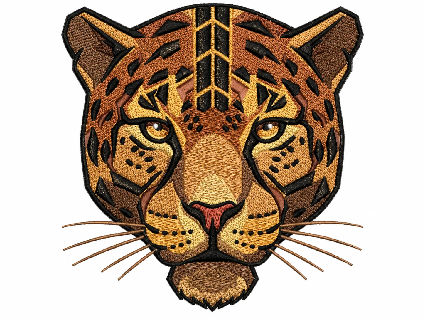 Jaguar Embroidery Design