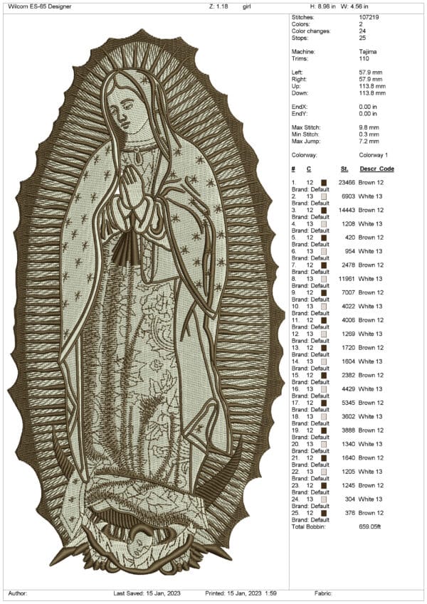 girl logo Embroidery