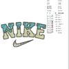 Nike Dual Color Logo Design