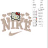 Nike Hello Kitty Embroidery Design