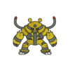 Electivire Cartoon Embroidery Design