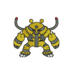 Electivire Cartoon Embroidery Design
