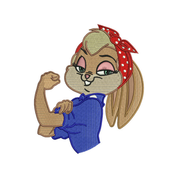 Lola Bunny Cartoon Embroidery Design